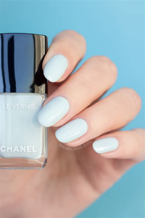 chanel bleu pastel nail polish|Chanel nail polish navy blue.